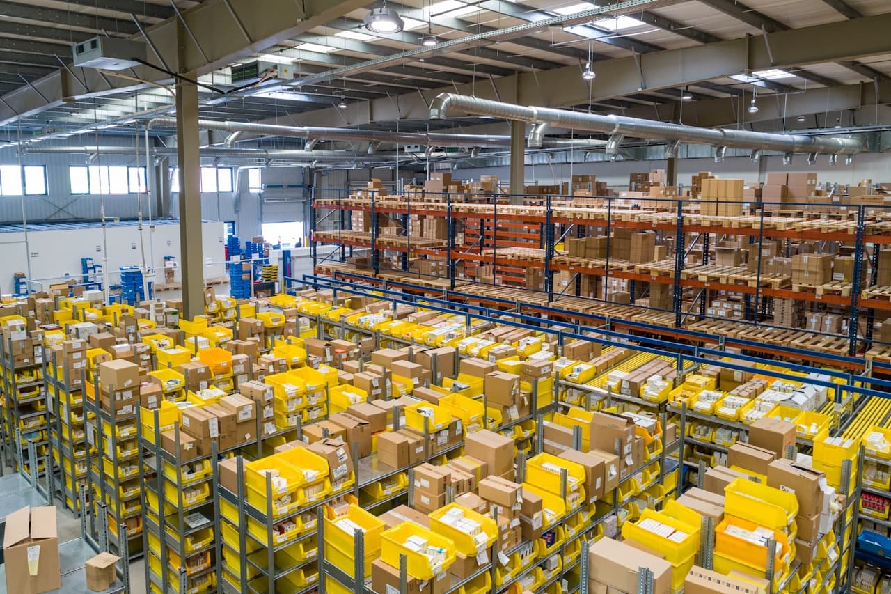 Packaging warehouse and fulfillment center
